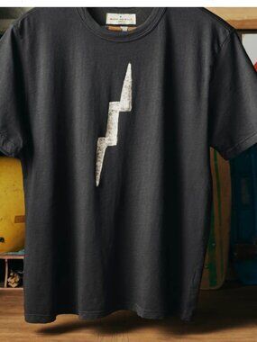 Imogene + Willie the "bolt" tee in black, large